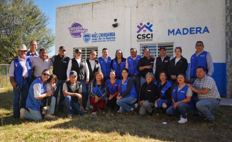  Gobierno del Estado pone en marcha nuevo comedor comunitario de NutriChihuahua en Madera