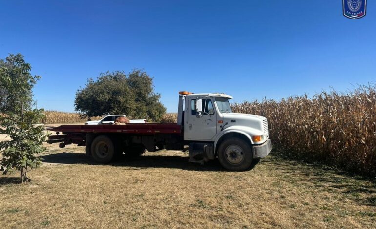  Recupera AEI Occidente un automóvil y un camión de carga robados