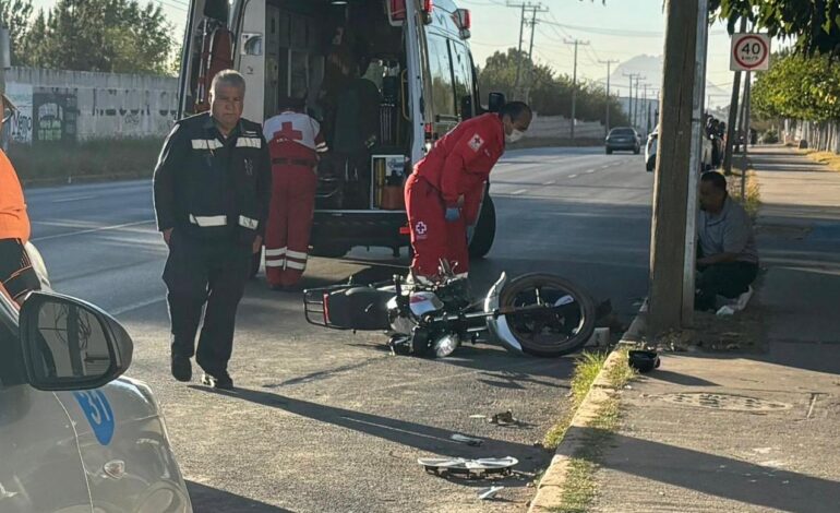  Embiste conductor de March a un motociclista al norte de la ciudad