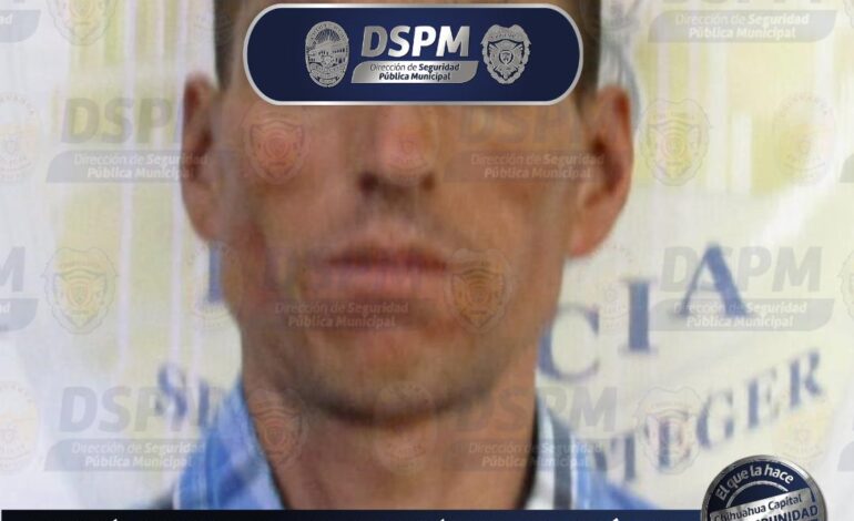  Huye al ser sorprendido dentro de inmueble pero agentes municipales logran su detención