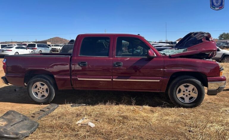  Recupera AEI Occidente pick up con reporte de robo