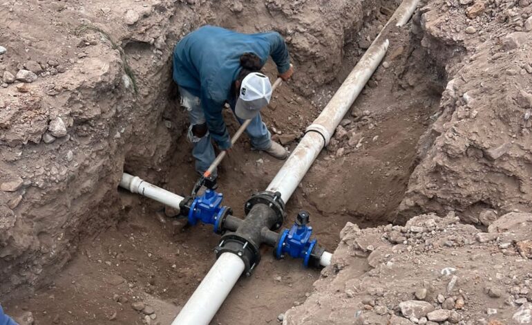  Realizarán conexión de línea de agua potable en avenida Vereda Real
