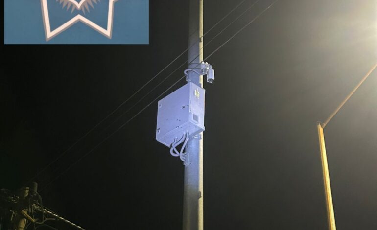  Rafaguean cámaras Centinela en Rubio; dañan 9 postes y derriban una cámara