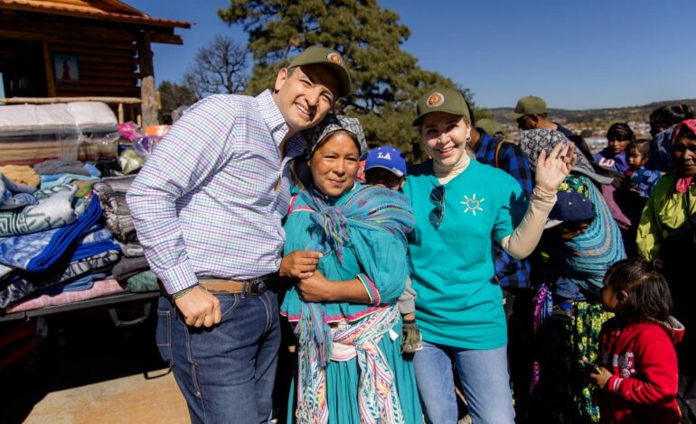  Alcalde Marco Bonilla une esfuerzos para llevar apoyo a familias ralámuli de la Sierra Tarahumara