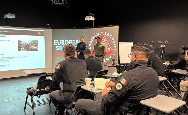  Capacita SSPE a elementos en curso internacional de protección en zonas de alto riesgo