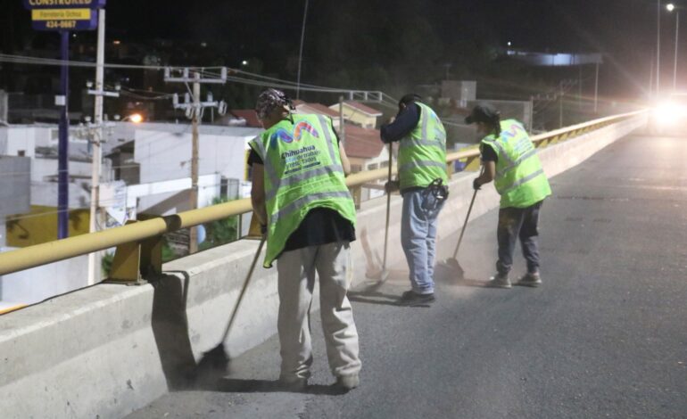  Con tres turnos, mantiene Gobierno Municipal limpieza continua en calles y avenidas al sur de la ciudad