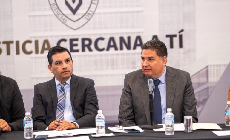  Sostiene Fiscal Heliodoro Araiza conversatorio con el Poder Judicial de Chihuahua