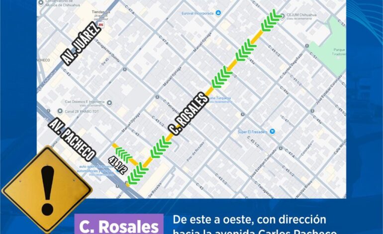  Implementa SSPE cambio de sentido vial en la colonia Cerro Coronel para mejorar la movilidad