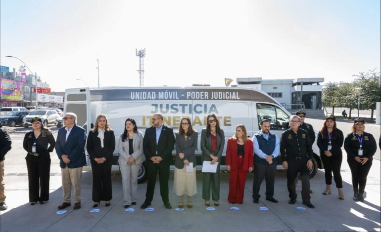  Entrega TSJ la primer Unidad Móvil de Justicia Itinerante en Chihuahua