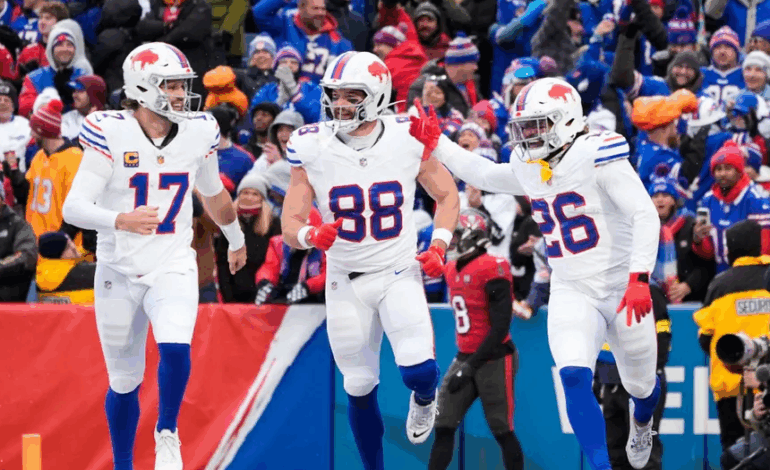  Josh Allen suma seis anotaciones en triunfo de Bills sobre Buccaneers