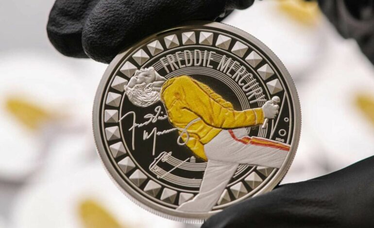  Lanzan moneda conmemorativa de Freddie Mercury por el 40 aniversario de ‘Live Aid’