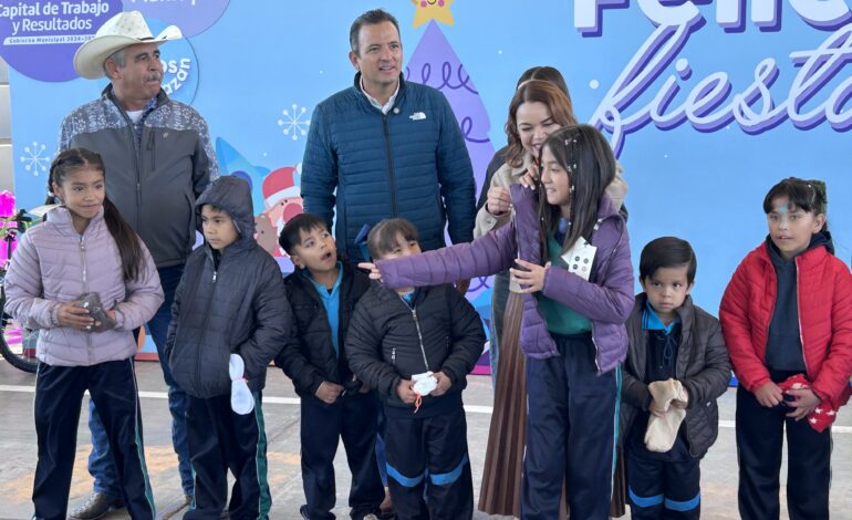  Realiza Marco Bonilla Mega Posada para niñas y niños de zona rural Ejido Ocampo
