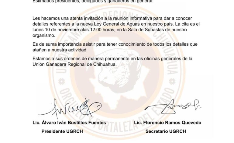  Ganaderos y la Ley de Aguas-Panistas vs Cruz-Valenciano y la fiebre “espectacular”-¿Esperanza en las reservas?