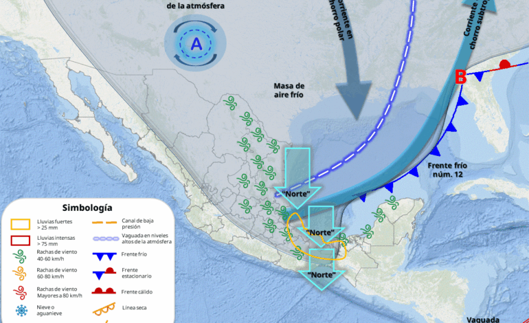  Frente frío traerá heladas a partes altas de la Sierra