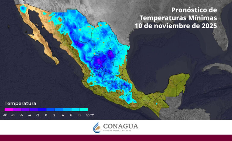  Bajan temperaturas a causa del frente frío 13; máxima será de 20°C en Chihuahua capital