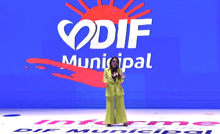  Rinde Karina Olivas su informe al frente del DIF Municipal