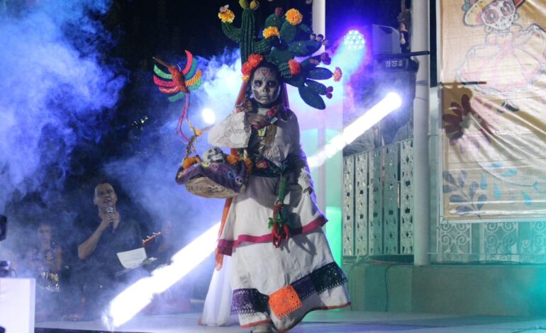  Color y tradición por el festival del Día de Muertos