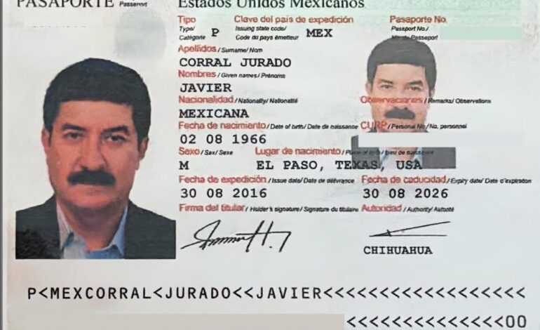  Corral desmiente versiones sobre presunta restricción para salir del país