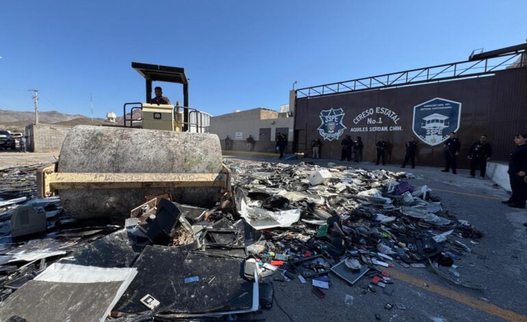  Destruye SSPE más de 8 mil objetos no permitidos decomisados en los CERESOS