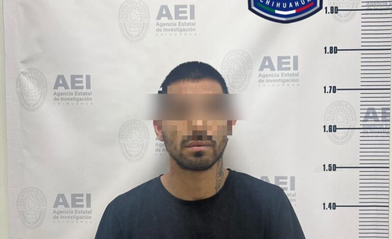  Detiene AEI a sujeto por ataque armado a una familia