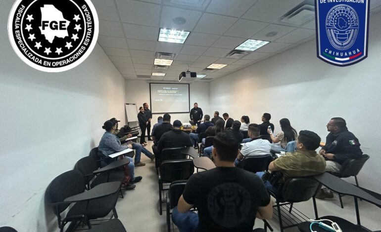 Recibe FEOE capacitación sobre prevención de secuestro y extorsión