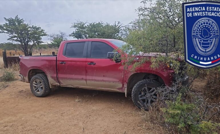  Asegura Célula BOI dos pick ups blindadas, y una con reporte de robo en Santa Bárbara
