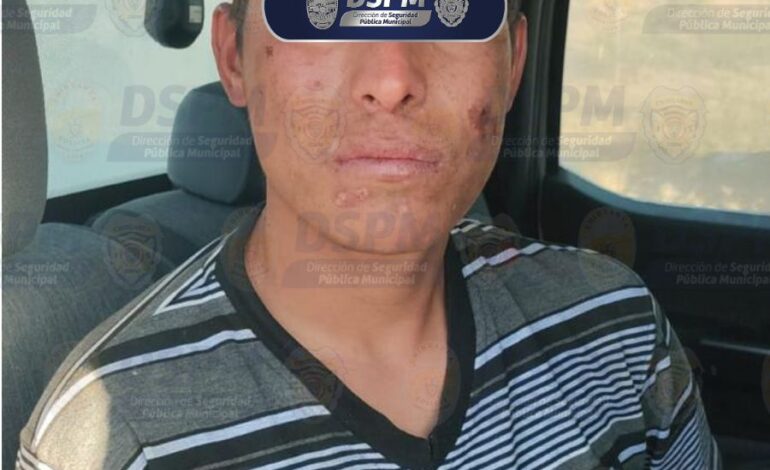  Detiene Policía Municipal a presuntos responsables de robo con violencia en la 11 de febrero