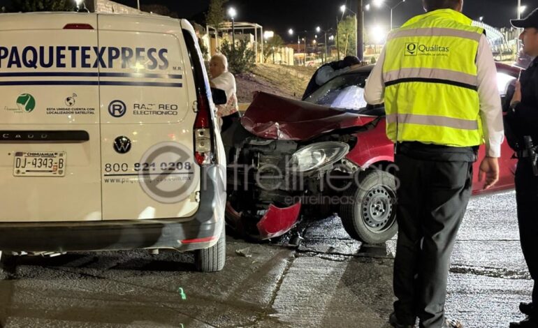  Tres lesionados tras choque en la zona Romanza