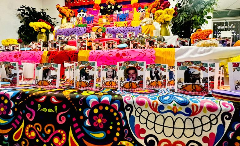  Policía Municipal honra la memoria de sus elementos en altar