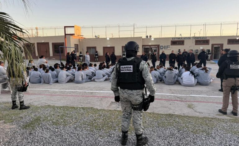  Despliegan revisión extraordinaria en Cereso Femenil de Juárez, «sin aseguramientos relevantes»