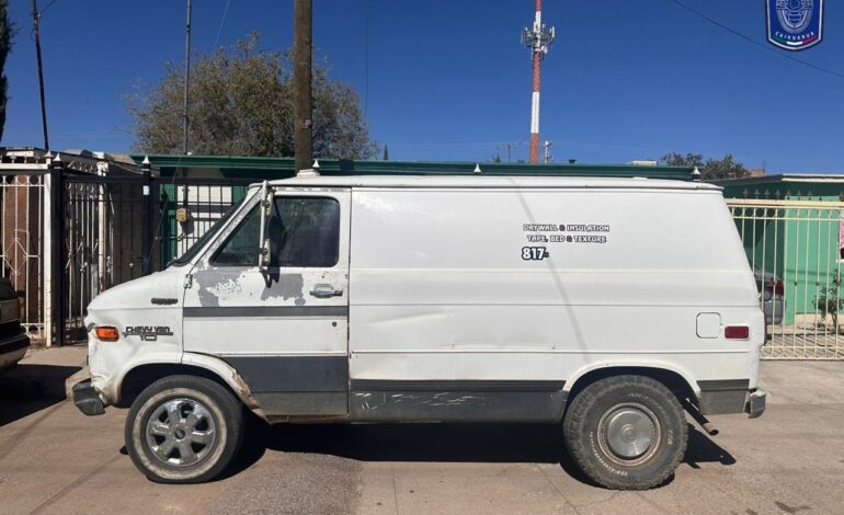  Recuperan en Cuauhtémoc vehículo con reporte de robo