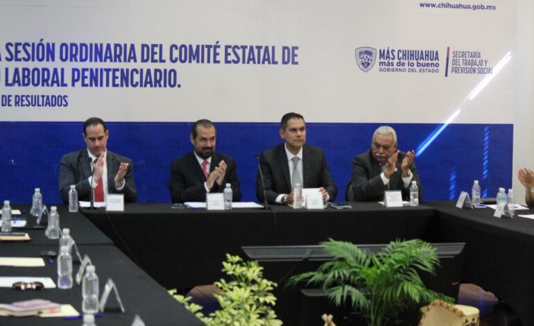  Participa secretario de la SSPE en 2a Sesión del Comité de Fomento Laboral Penitenciario