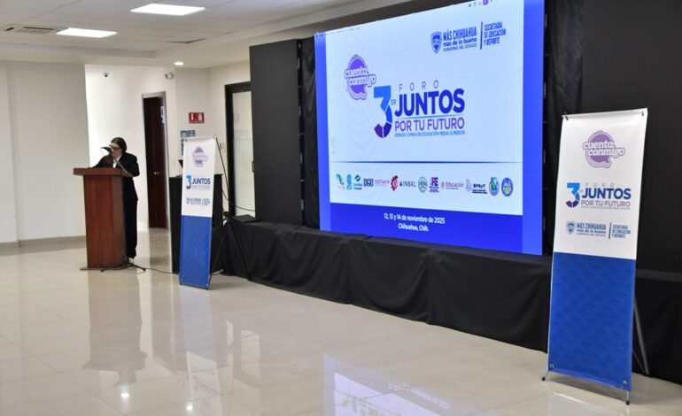  Arranca Tercer Foro “Juntos por tu Futuro” para educación Media Superior