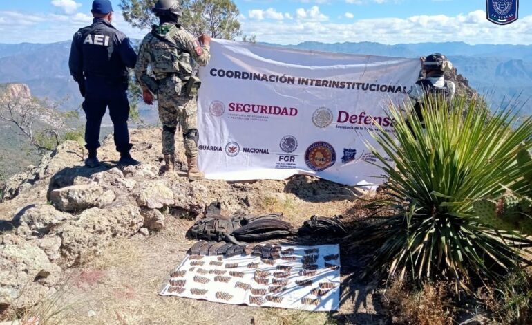  Destruye Célula BOII campamento y aseguran cartuchos y equipo táctico en Moris