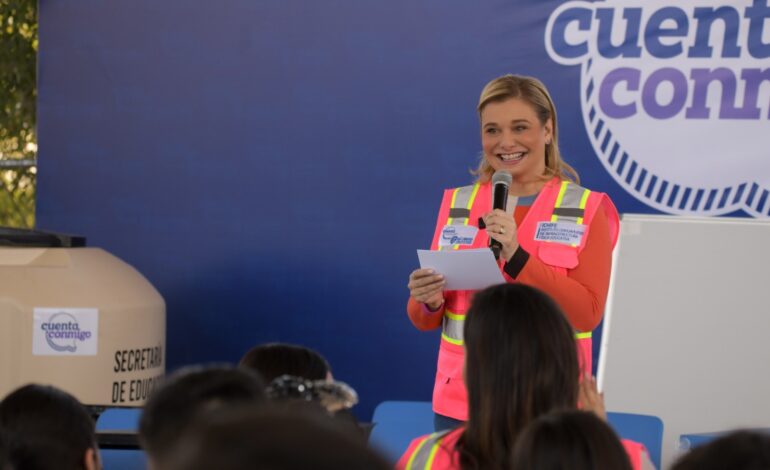  Maru Campos arranca el Programa Juntos Construimos en beneficio de casi 14 mil estudiantes