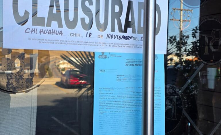  Clausuran el «Barra Tradicional» y 5 establecimientos más durante la última semana