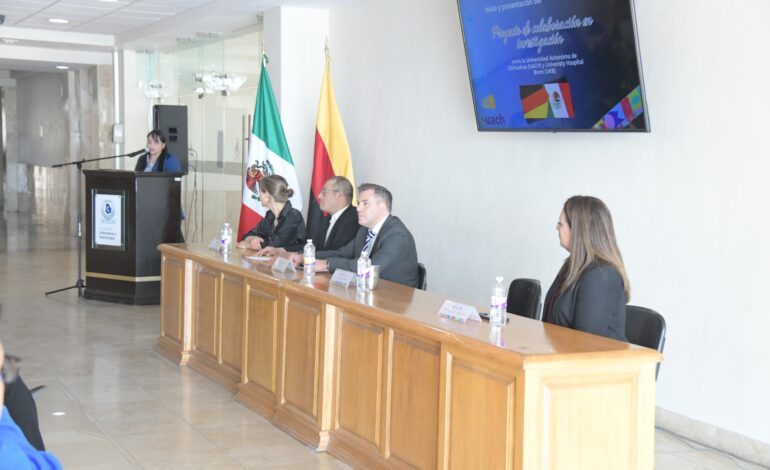  Inicia FEN-UACH proyecto de innovación en investigación con hospital universitario de Alemania