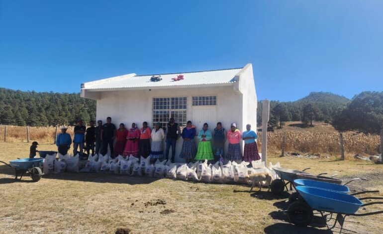  Lleva Estado apoyo alimentario y herramienta agrícola a comunidades de Guachochi