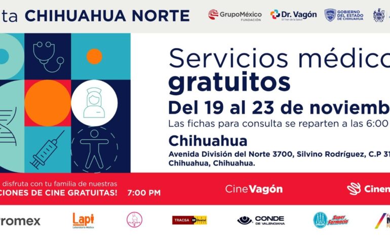  Llega mañana a la capital el Dr. Vagón con múltiples servicios médicos gratuitos