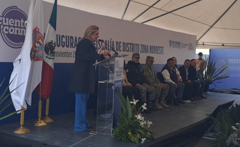  Inaugura Maru Campos sede de la Fiscalía Noroeste en Nuevo Casas Grandes