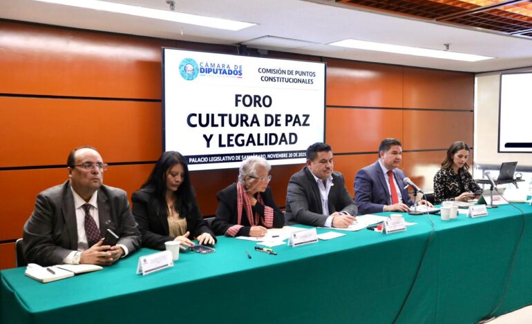  Participa Fiscal Heliodoro Araiza en Foro Cultura de Paz y Legalidad en San Lázaro
