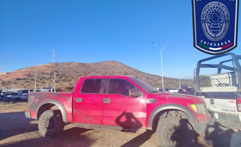  Aseguran camioneta blindada, drogas y cartuchos en Matamoros