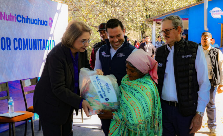  Inaugura DIF Estatal Cerenam No. 21 y comedor comunitario en Uruachi