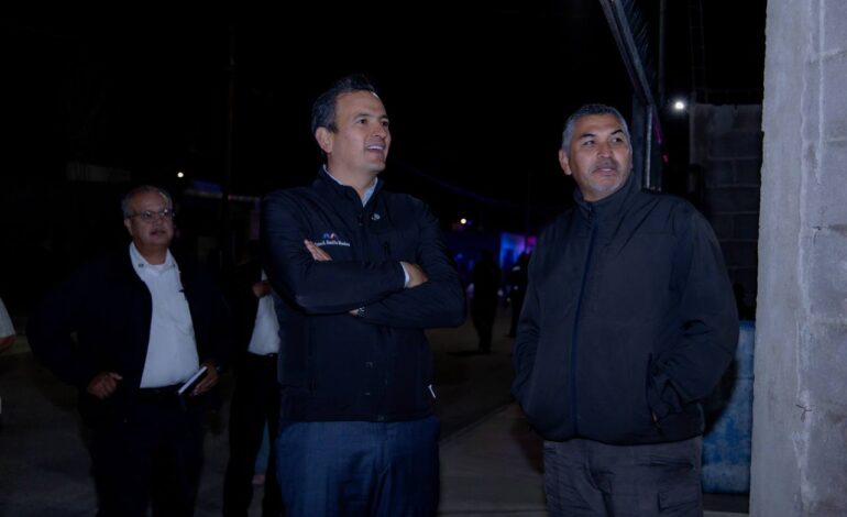  Recorre Marco Bonilla colonia Punta Naranjos para atender iluminación, seguridad y calles