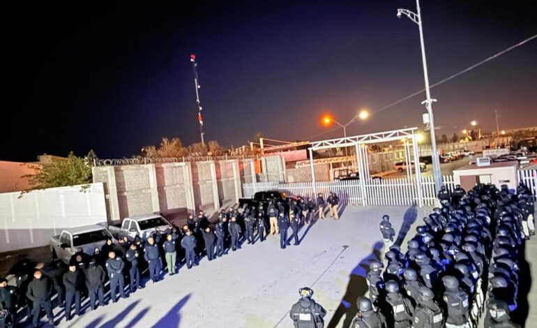  Trasladan a 3 internos del Cereso Juárez a Cefereso en Guanajuato, aseguran objetos durante operativo