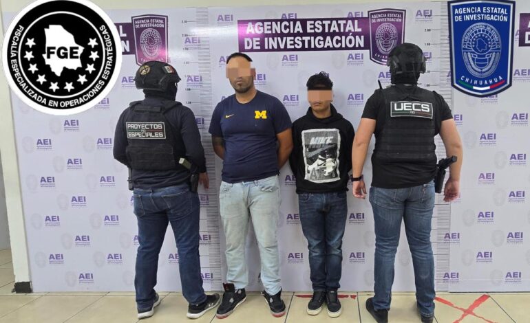  Formula imputación FEOE a dos detenidos por delitos de secuestro agravado y homicidio calificado