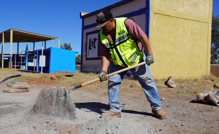  Avanza Municipio con la rehabilitación del Estadio de Béisbol en Ejido Ocampo en beneficio de deportistas de la comunidad