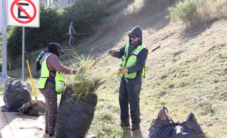  Recopila Municipio más de 190 mil kilos se basura durante el mes de octubre en vialidades del norte de la capital