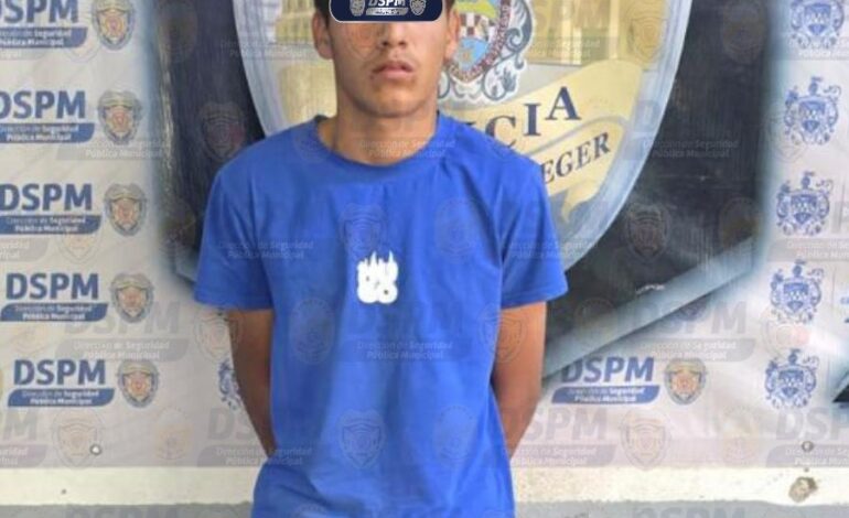  Detuvo Grupo Beta a joven con arma y envoltorio en operativo “Cero Tolerancia”