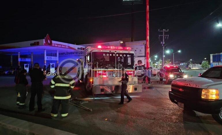  Fuga en estación de gas K-19 moviliza a Bomberos y Policía Municipal